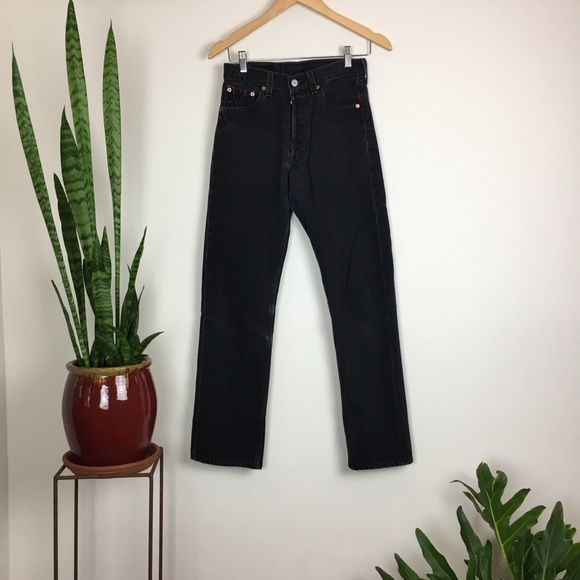 Levi's Denim - Vintage Black 501s worn into perfection 🖤